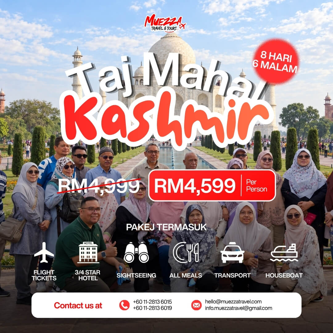 Kashmir + Taj Mahal